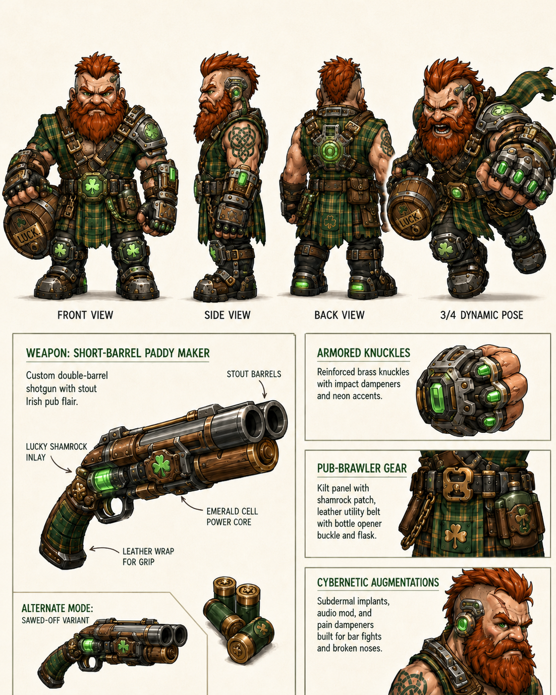 Irish Brawler character sheet