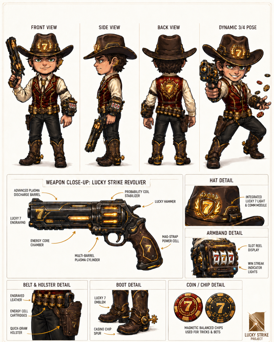 Lucky Gambler character sheet